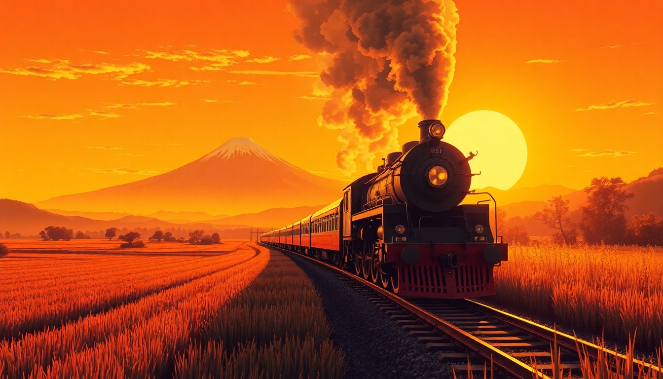 懐かしい長距離鉄道の風景